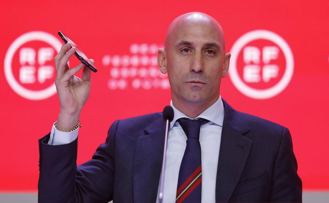 El presidente de la RFEF, Luis Rubiales.