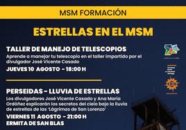 Actividad programada en el MSM