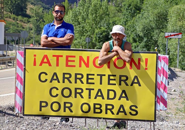 Imagen principal - Anuncian mejoras de seguridad en el vial de La Vid que absorbe el tráfico de la N-630