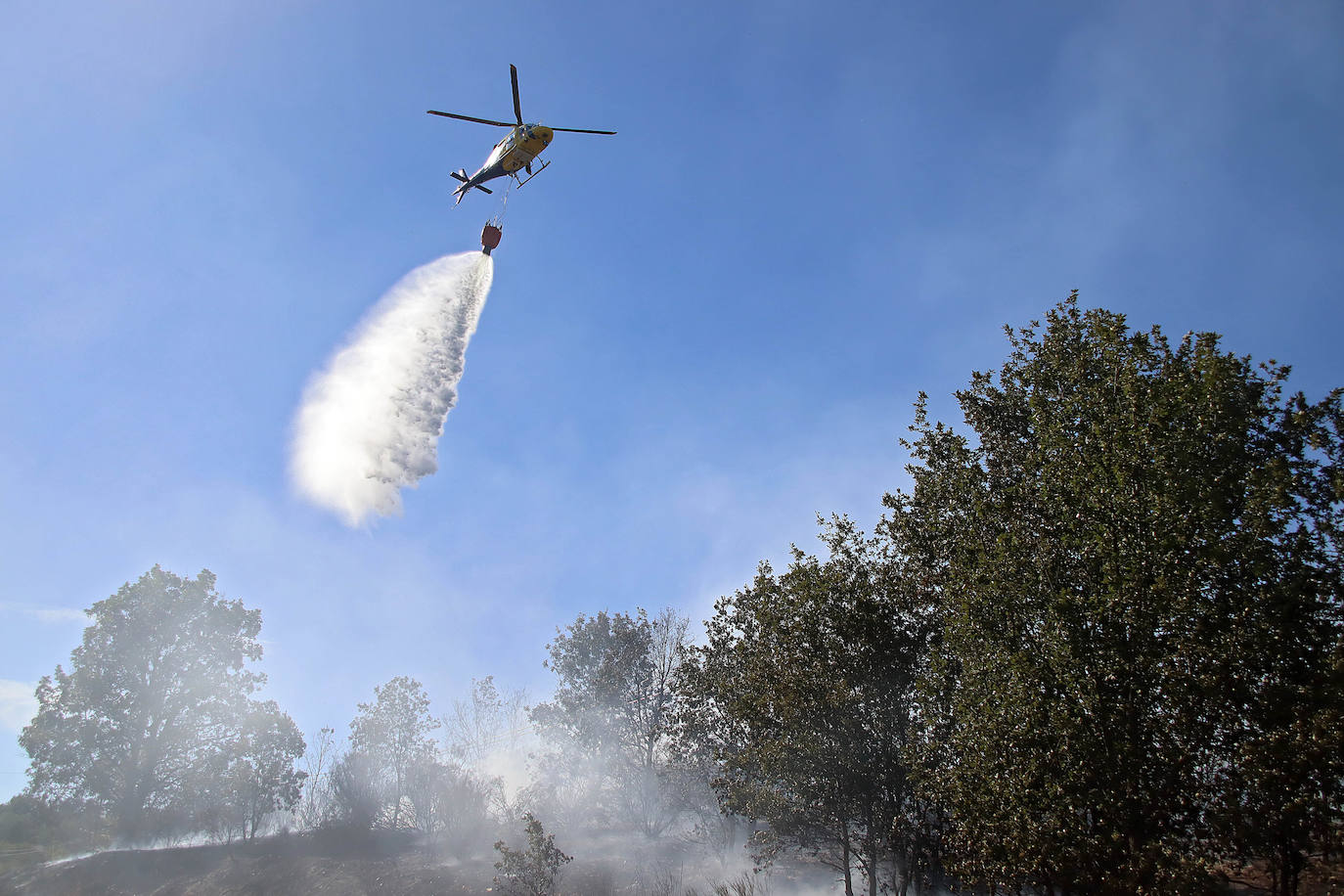 Incendio en San Andrés