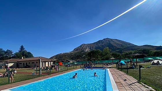 Refrescarse a los pies de Picos de Europa