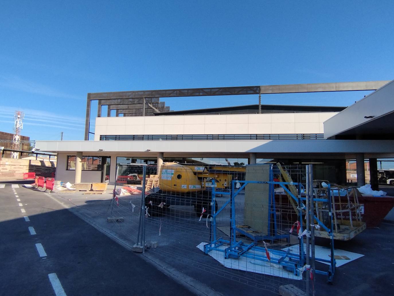 Obras en la estación de autobuses de León