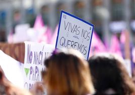 Imagen de archivo de una manifestación el 8M.