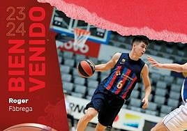 Roger Fàbrega, nuevo fichaje de la Cultural de baloncesto.