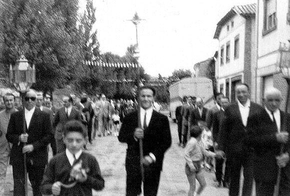 Procesión de Nuestra Señora en Camposolillo en 1965.