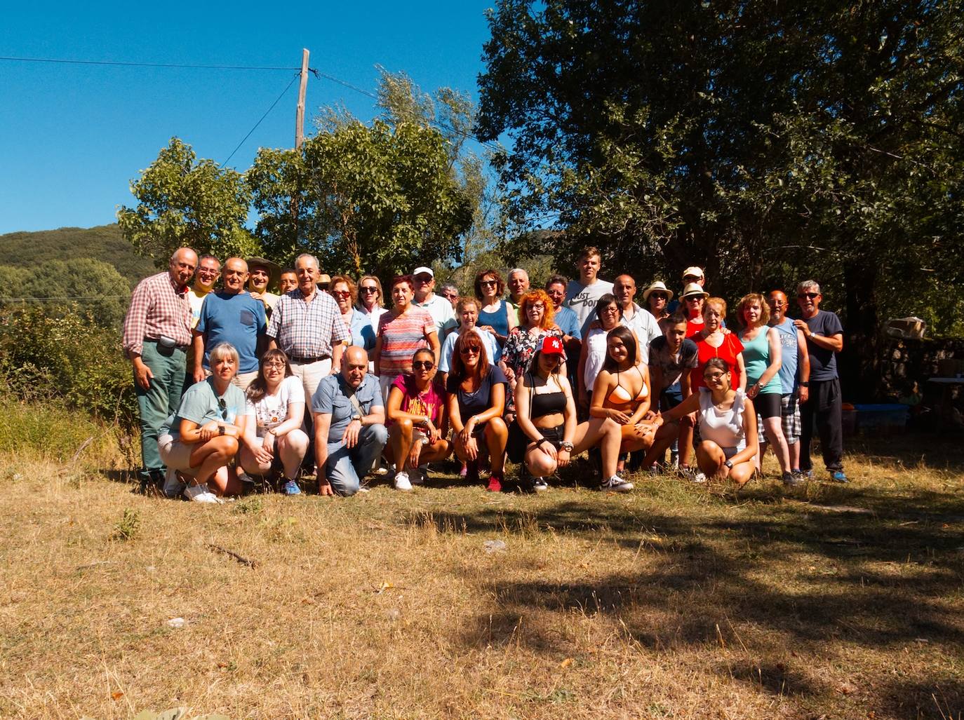 Fiesta-encuentro de los vecinos de Camposillo en 2019.