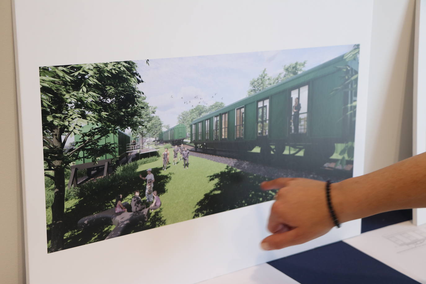 Villagatón convierte siete vagones de tren en alojamientos turísticos