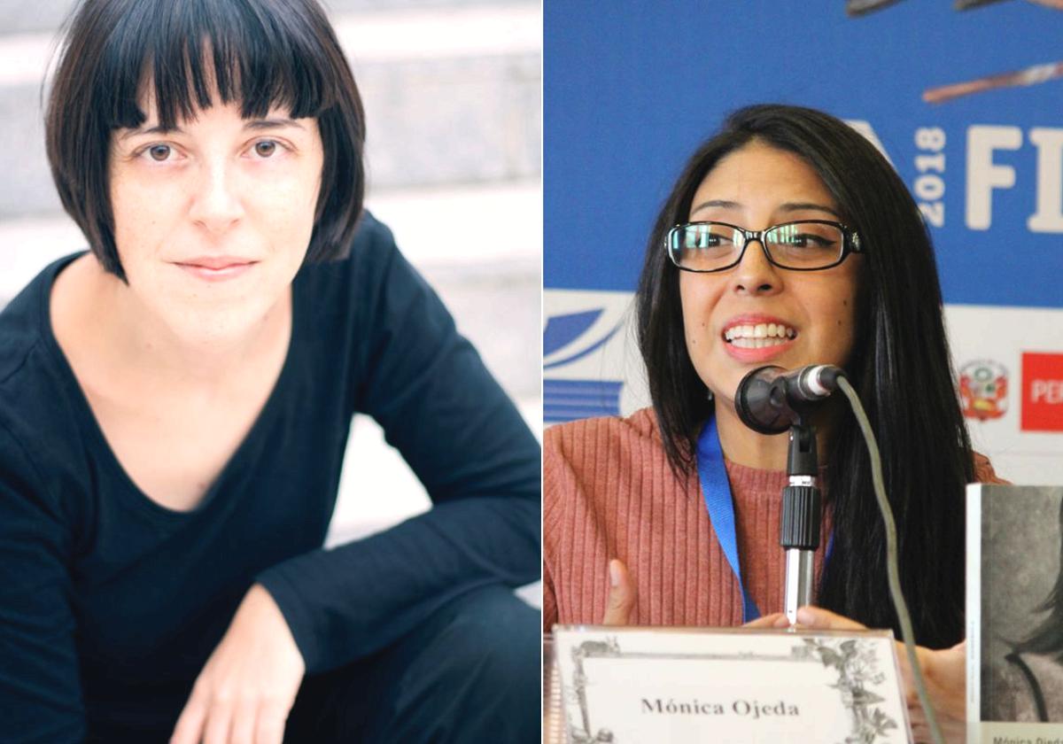 Las escritoras Pilar Adón y Mónica Ojeda.