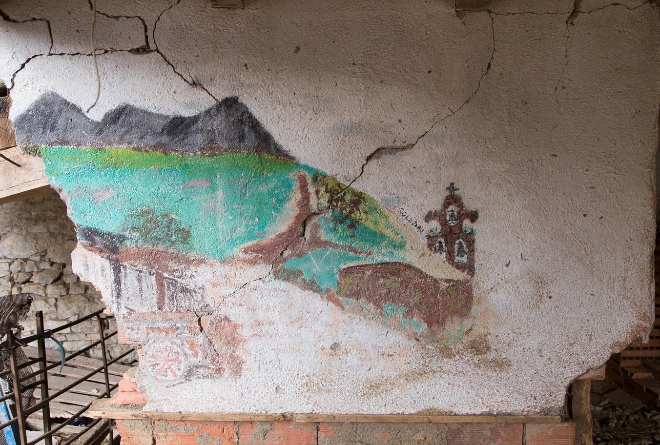 Pintura de Camposolillo en la iglesia.