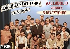 Cartel del viaje al musical 'Los chicos del coro'