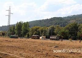 Imagen de los vagones descarrilados.