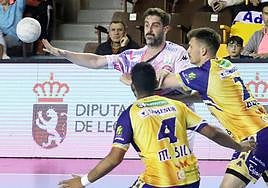 Juan Castro, jugador del Abanca Ademar.