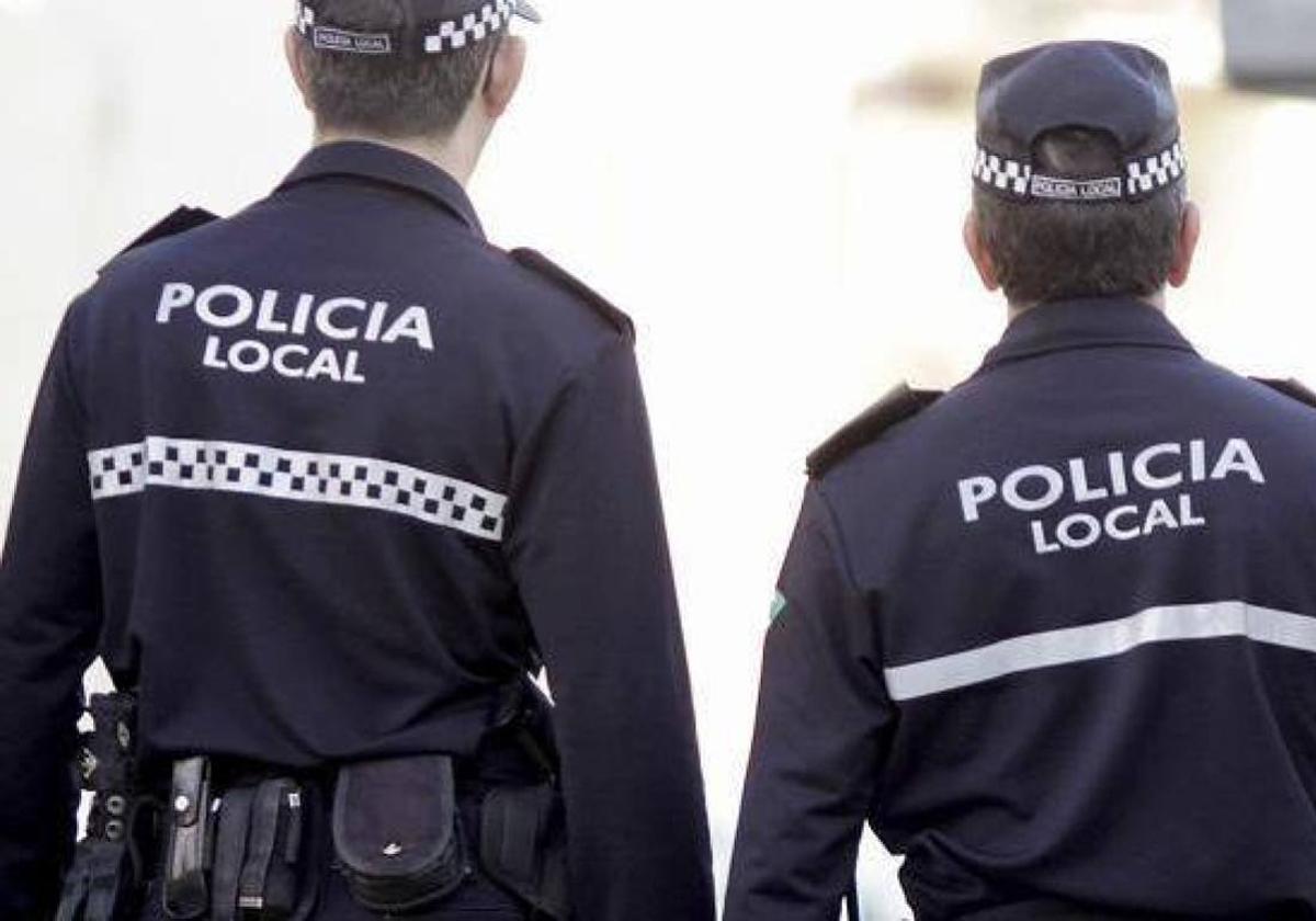 Agentes de policía local de Ponferrada.