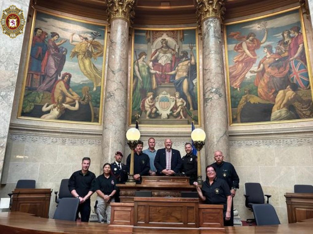 El policía leonés que patrulla el estado de Wisconsin