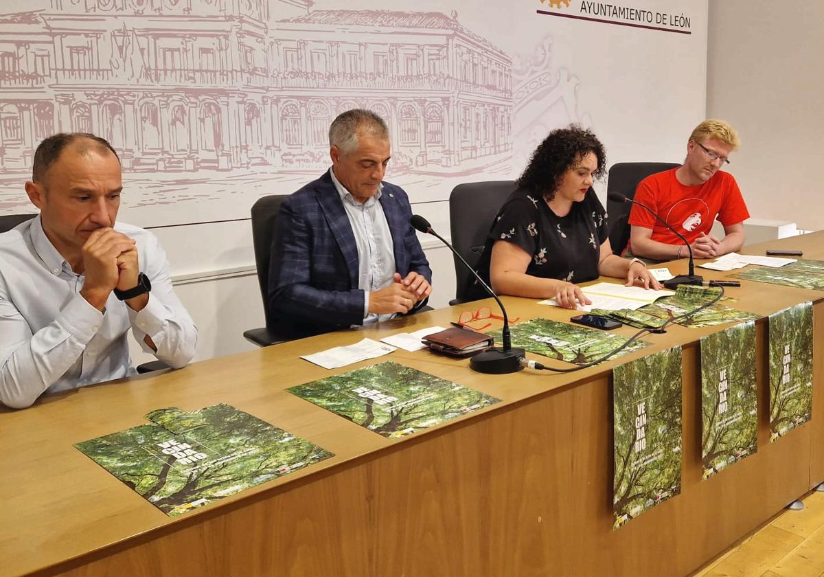 Presentación del Festival Vecindario en el Ayuntamiento de León.