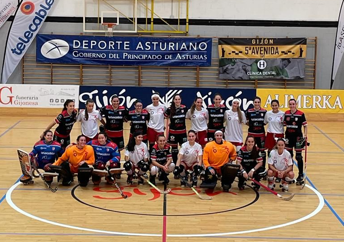 Las bercianas intentaron plantar cara al equipo domnador de la liga nacional.