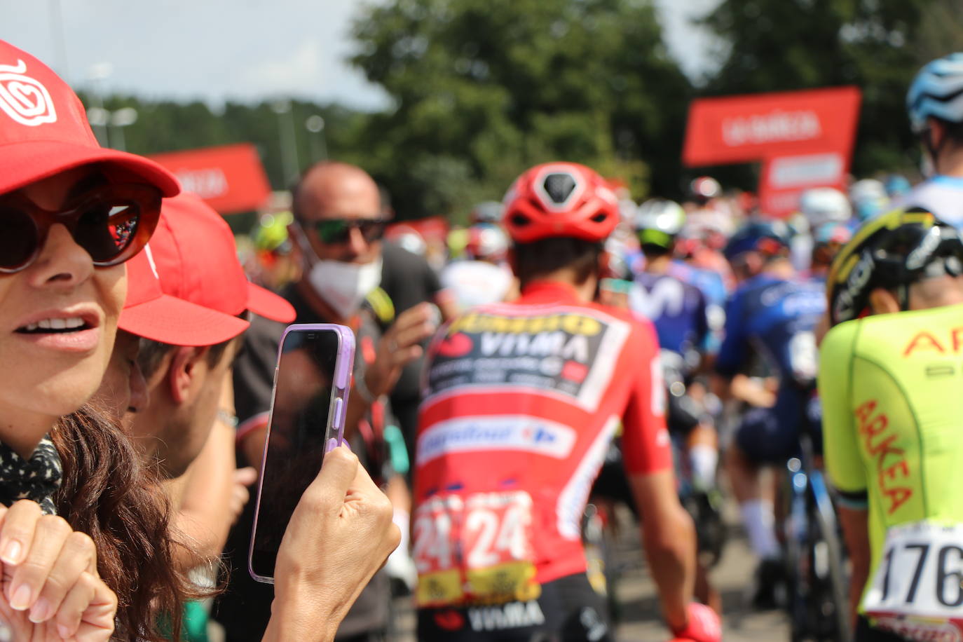 La Vuelta España en La Bañeza