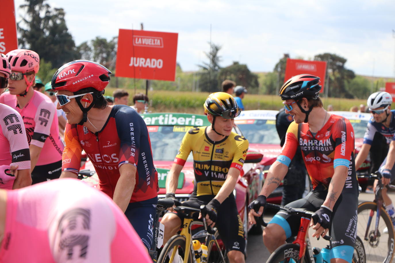 La Vuelta España en La Bañeza