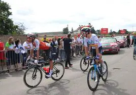 La localidad leonesa acogió la salida de la 19ª etapa de la prueba ciclista