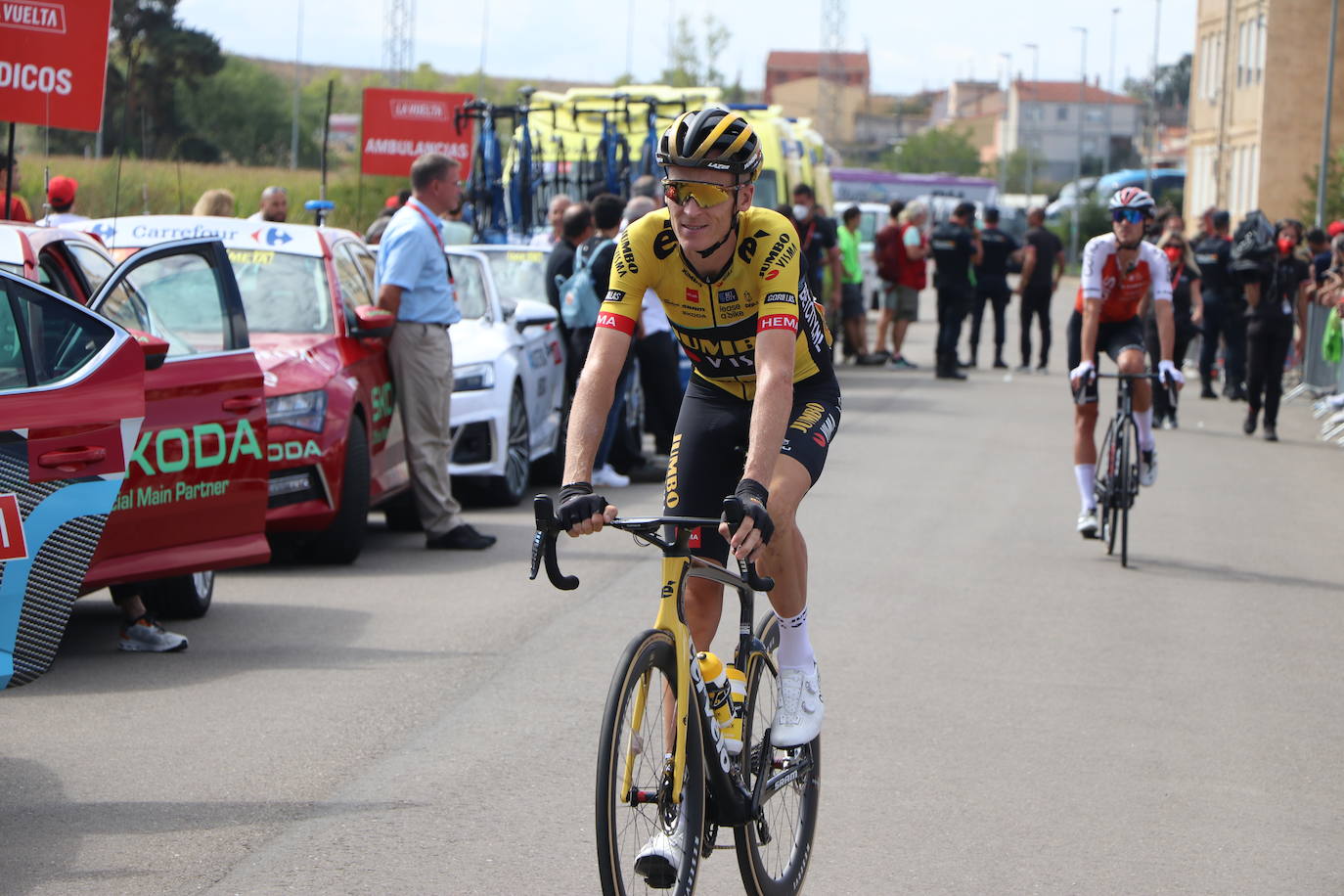 La Vuelta España en La Bañeza