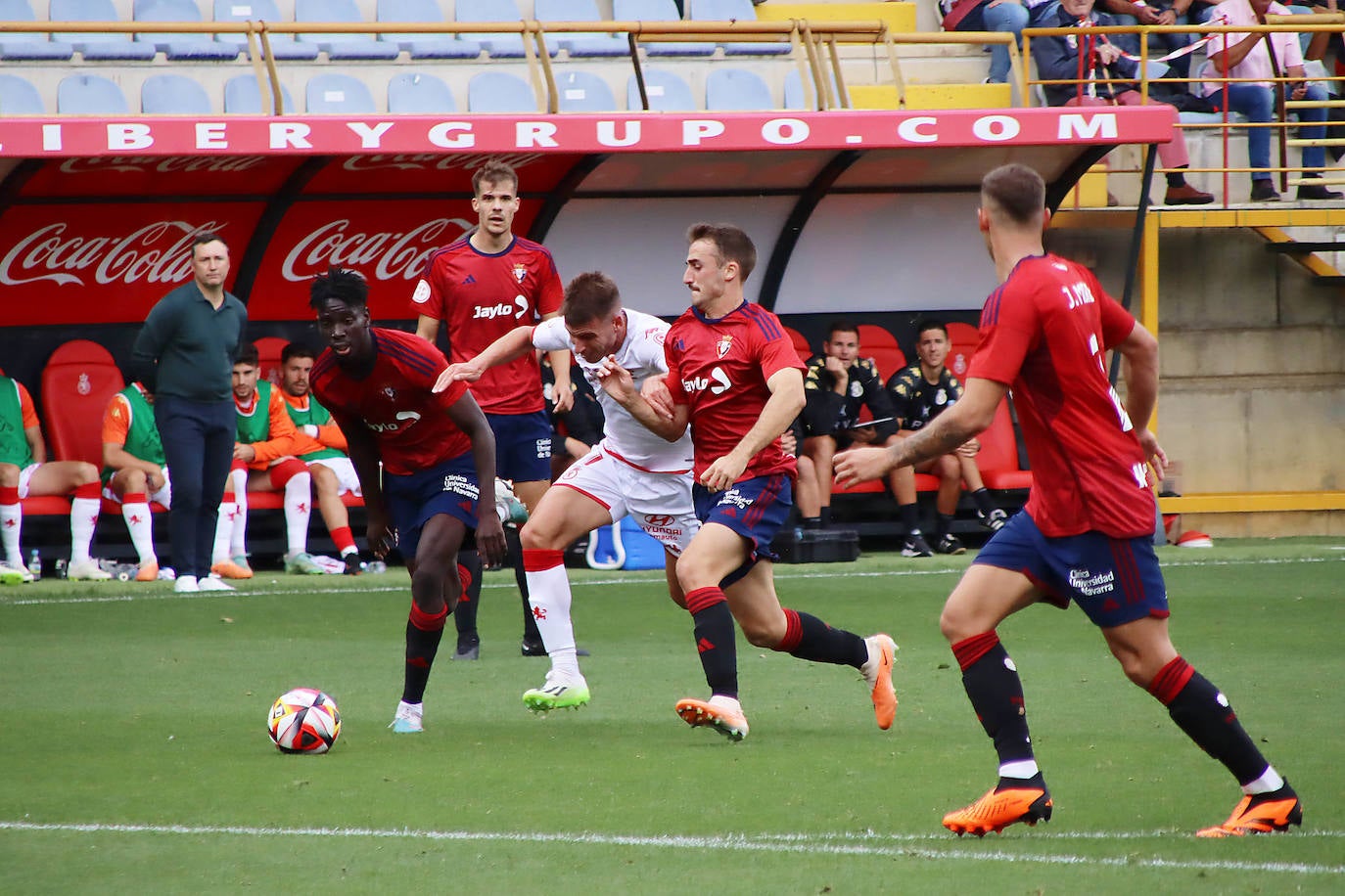 Las mejores imágenes del Cultural - Osasuna Promesas