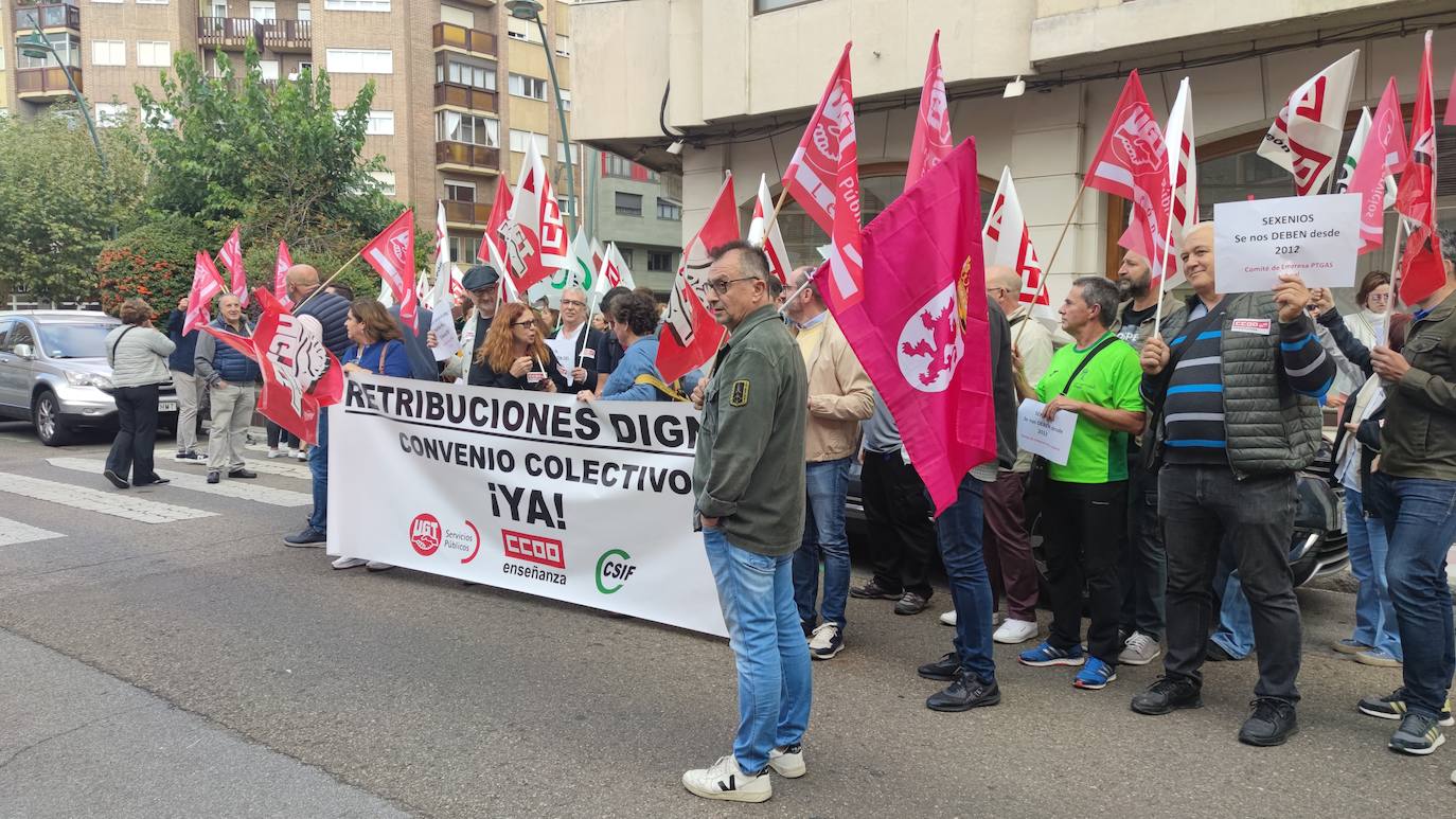 Los sindicatos UGT, CCOO Y CSIF lideran la protesta.