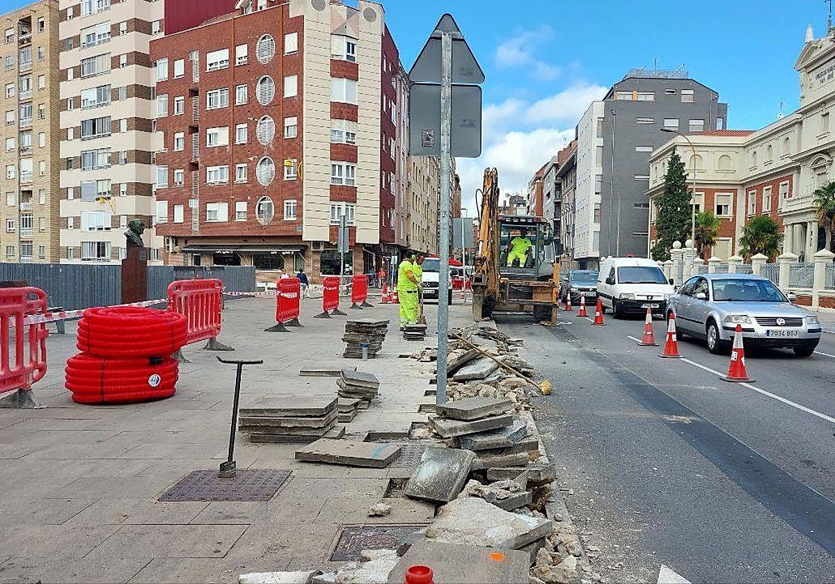 Comienzan las obras para mejorar la seguridad vial en el acceso al Colegio Maristas