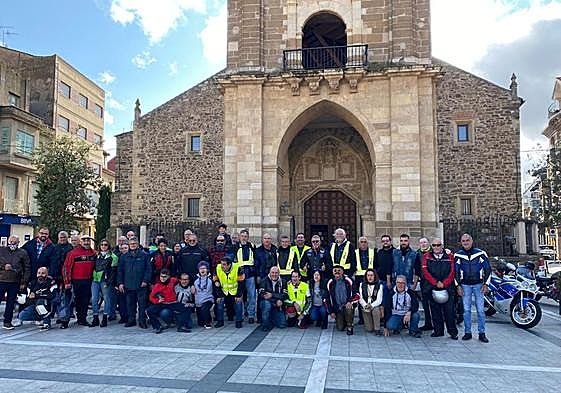 Concentración motera en La Bañeza.