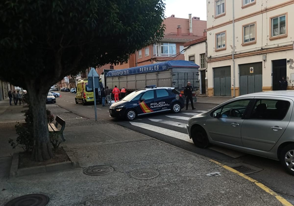 Fallece un varón atropellado por un camión en la carretera Pandorado de Astorga