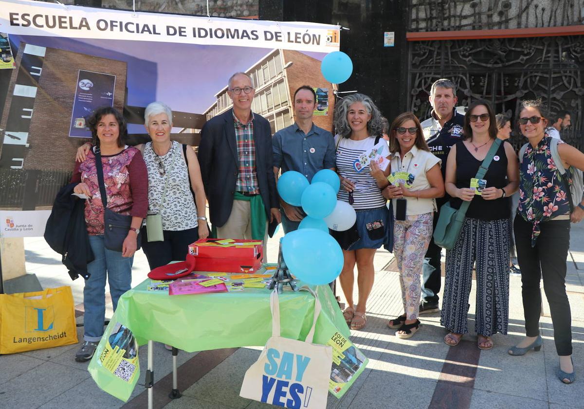 Imagen principal - Día Europeo de las Lenguas en León.