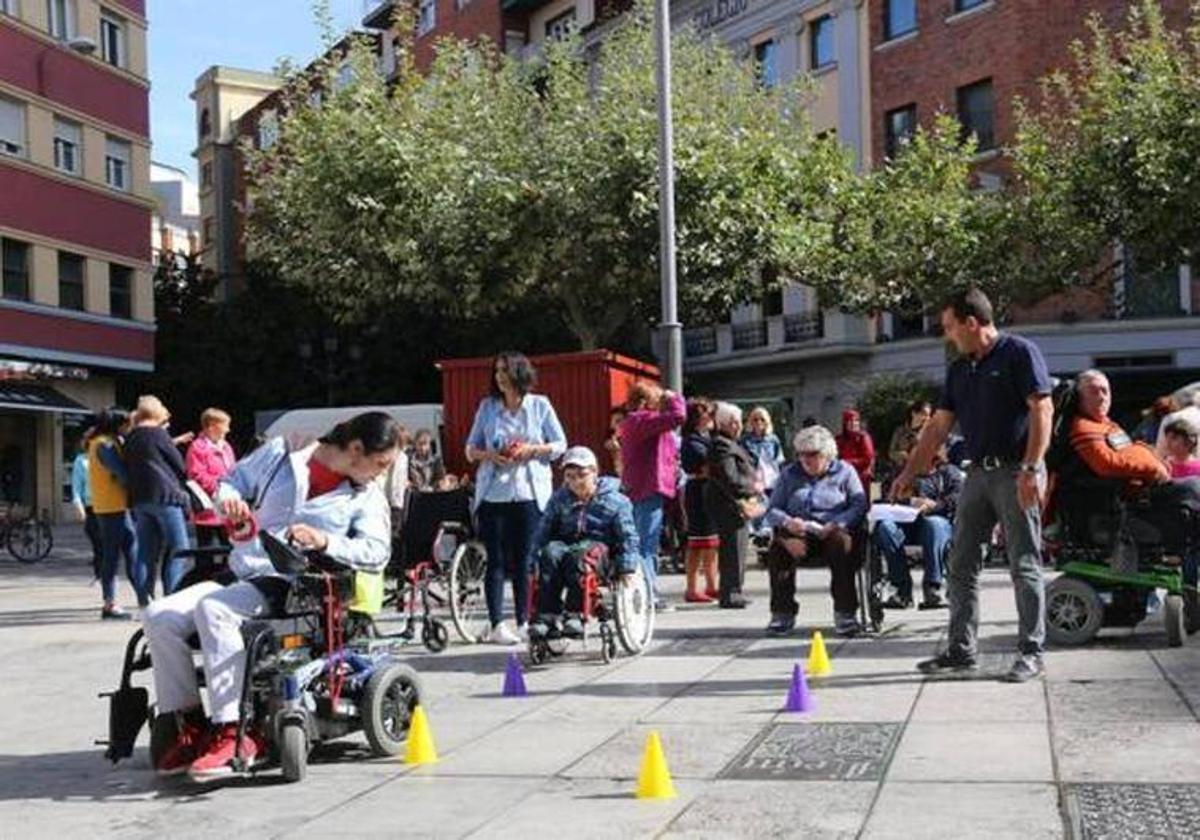 Un acto de Aspace en León.