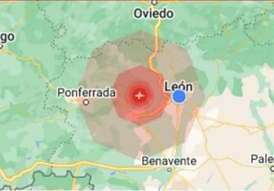 Terremoto vivido en León este sábado.