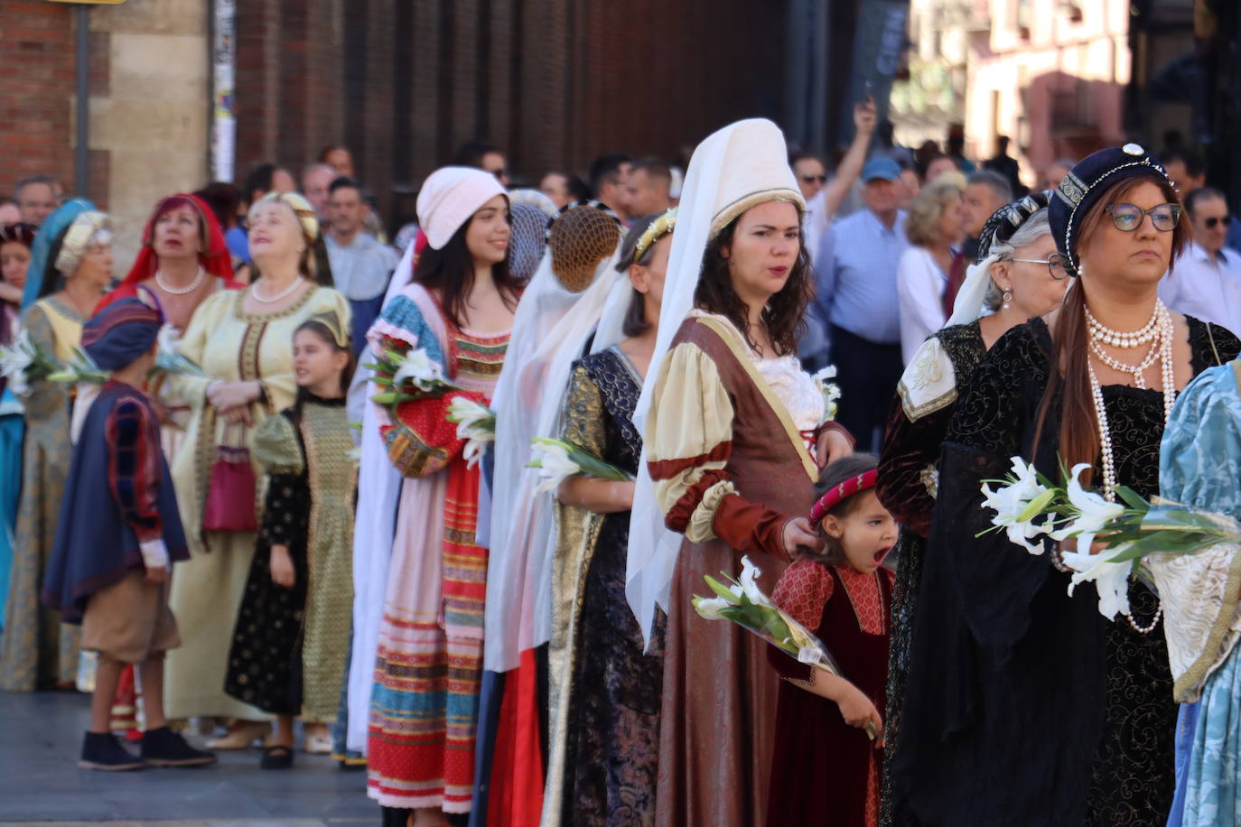 Ceremonia de las Cantaderas en la Catedral de León