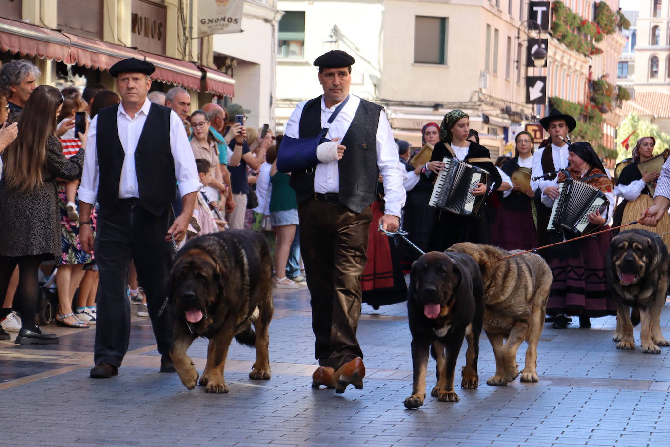 Desfile de pendones en León