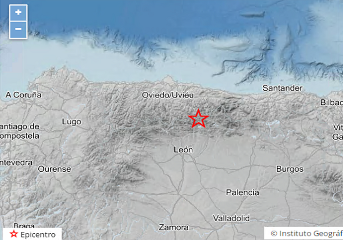 Un temblor de 3,2 sacude Puebla de Lillo