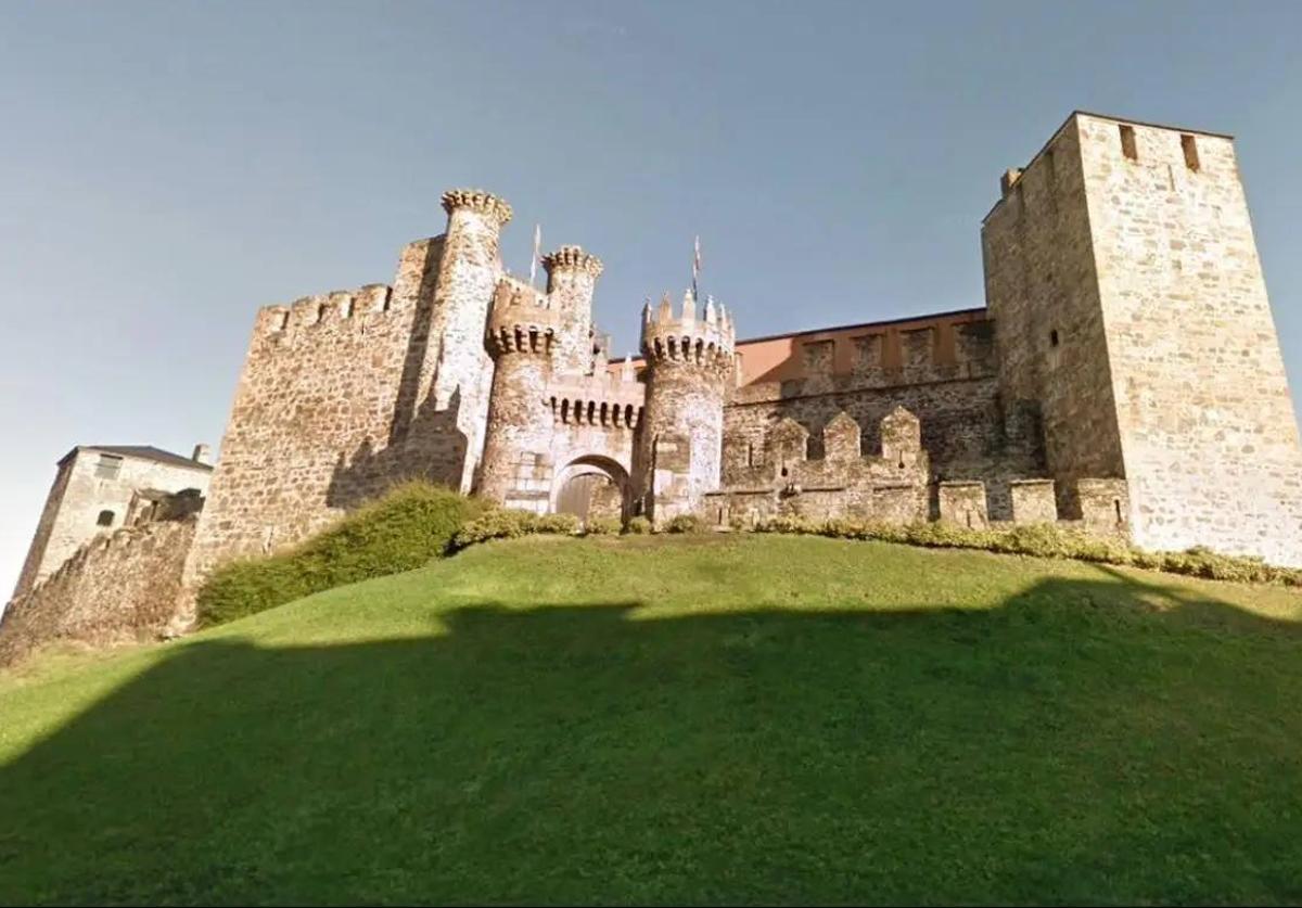 Imagen del castillo de los Templarios, en Ponferrada.