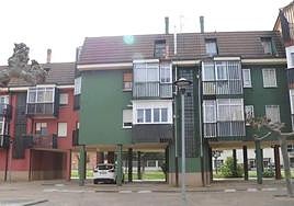 Imagen de la vivienda en la que se encontraba el piso de Paula, en Mansilla de las Mulas.