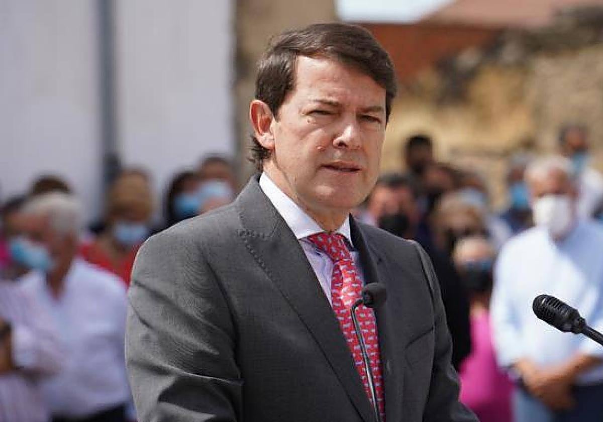 Alfonso Fernández Mañueco, presidente de la Junta.