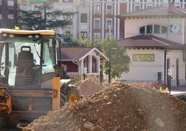 Las obras de urbanización de Feve avanzan a buen ritmo en la capital leonesa.