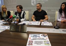 Presentación del duatlon solidario.