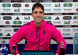 Íñigo Vélez, en sala de prensa.