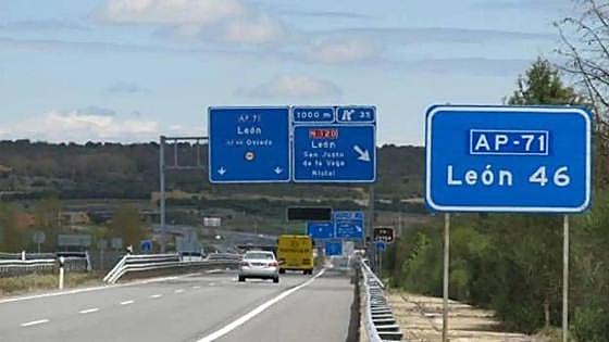 Las autopistas leonesas reciben una media de 7.000 vehículos diarios