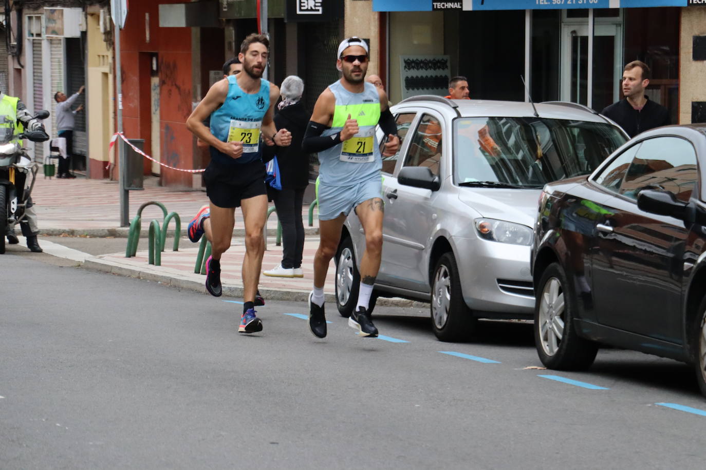 Salida y meta de los 10km de León
