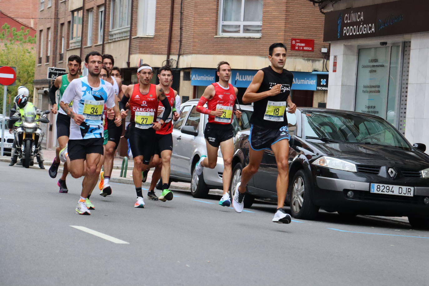 Salida y meta de los 10km de León