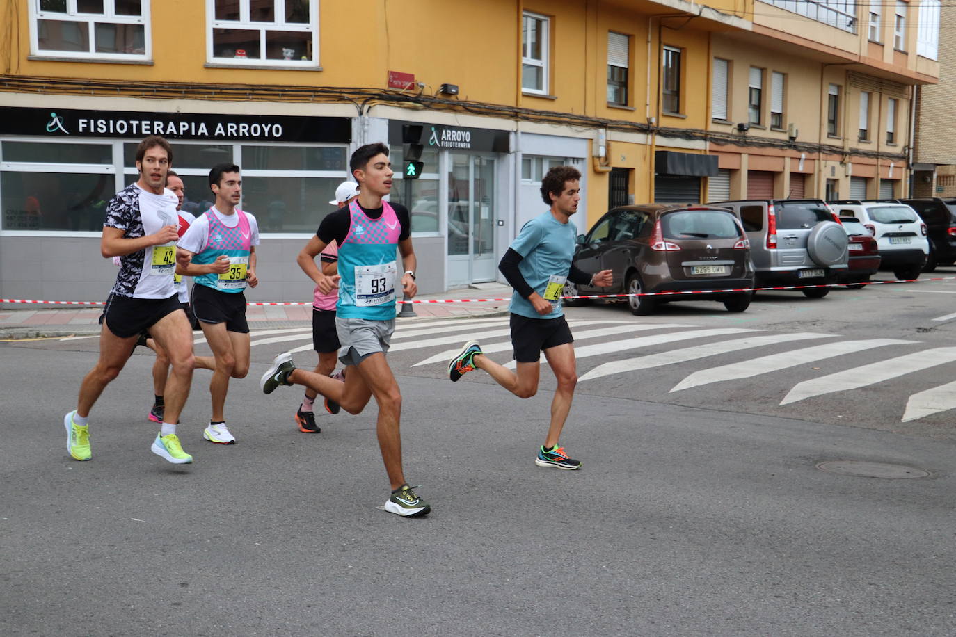 Salida y meta de los 10km de León