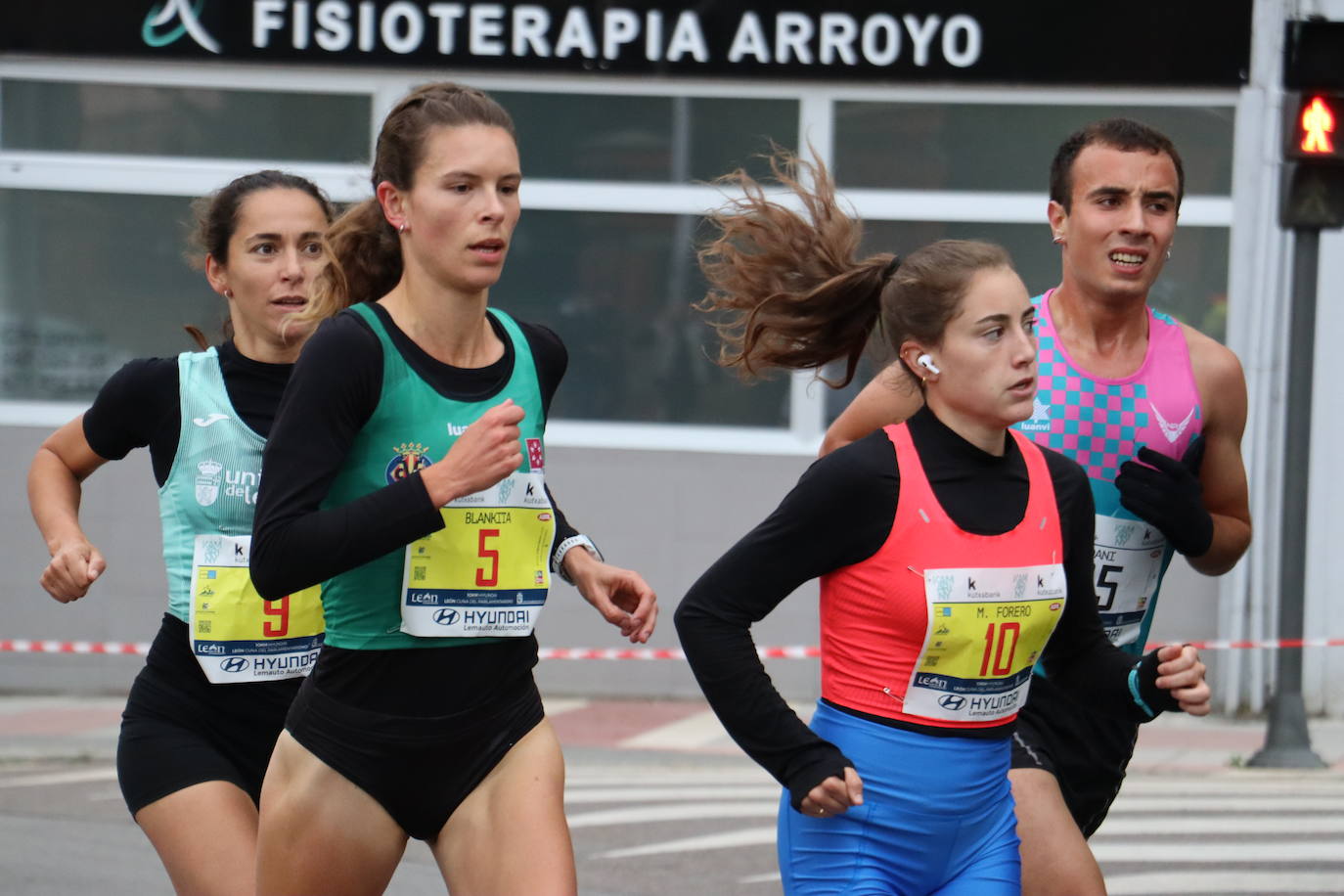 Salida y meta de los 10km de León