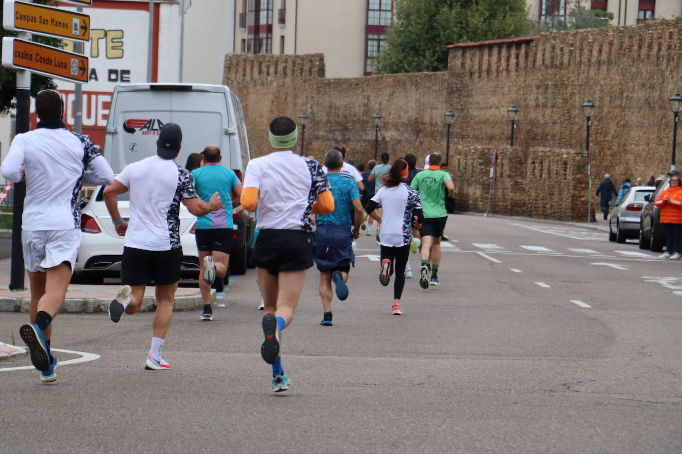 Salida y meta de los 10km de León