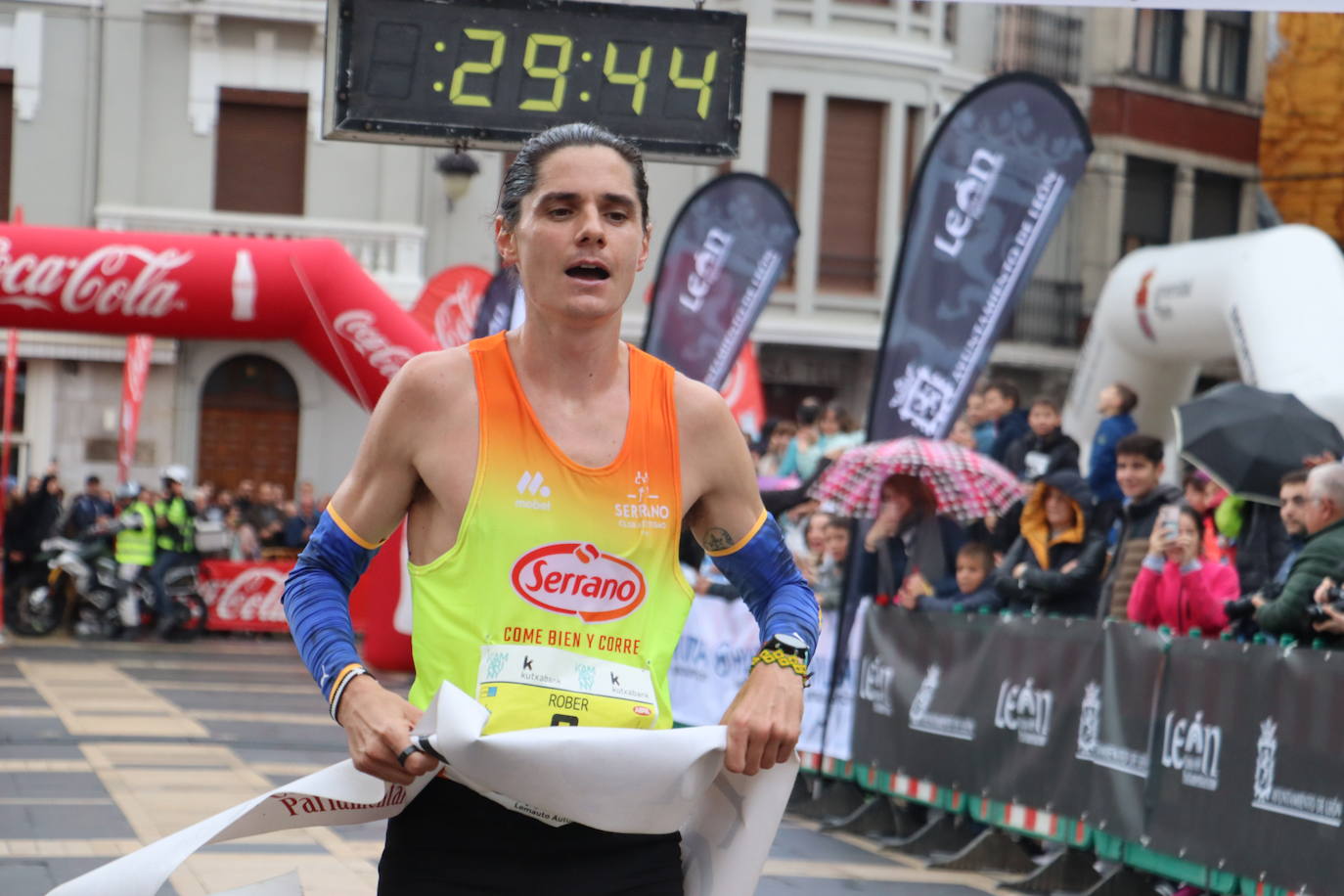 Salida y meta de los 10km de León