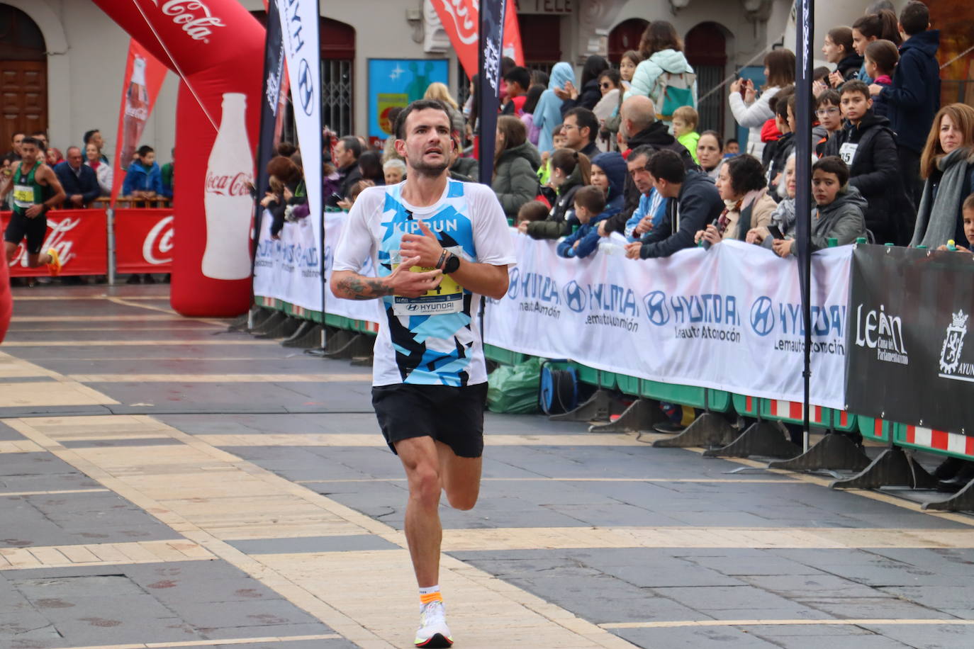 Salida y meta de los 10km de León