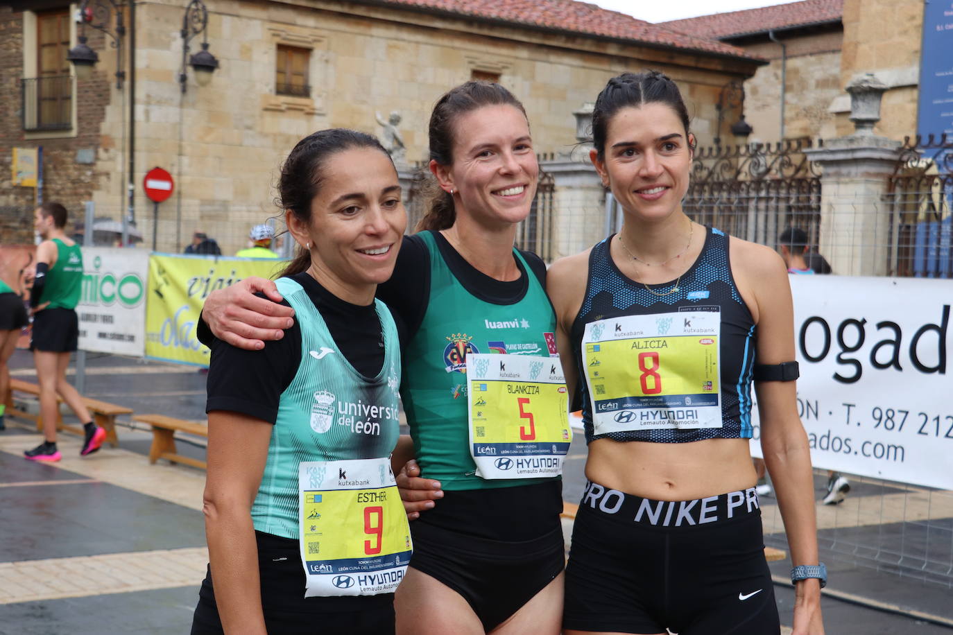 Salida y meta de los 10km de León